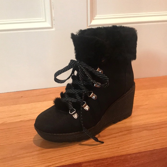 nordic wedge boots